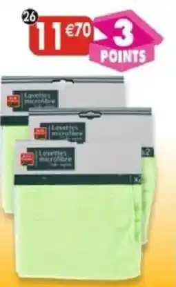 Maximo Lot de 3 x 2 lavettes microfibre offre