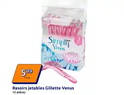 Action GILLETTE Rasoirs jetables Venus offre