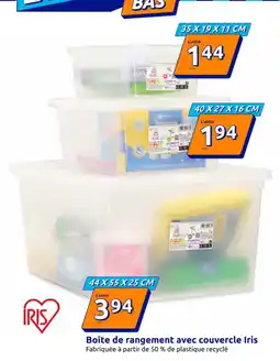 Action Boîte de rangement avec couvercle Iris offre