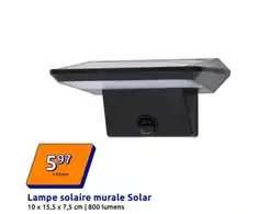 Action Lampe solaire murale Solar offre
