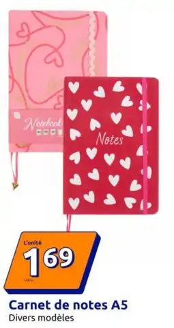 Action Carnet de notes A5 offre