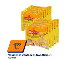 Action NOODLICIOUS Nouilles instantanées offre