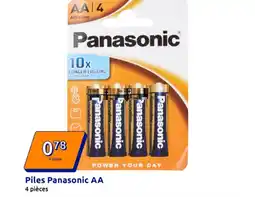 Action PANASONIC Piles AA offre