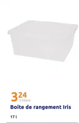 Action Boîte de rangement Iris offre