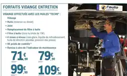 E.Leclerc L'Auto Tech9 - forfaits vidange entretien offre