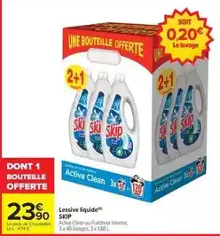 Carrefour Market Skip - lessive liquide offre