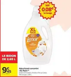 Carrefour Market Lenor - adoucissant concentré offre