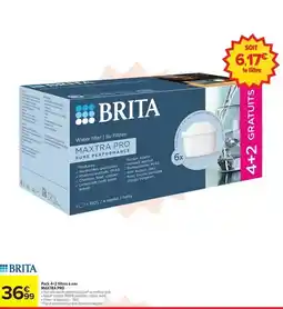 Carrefour Market Brita - pack 6 x 2 emest + 4m offre