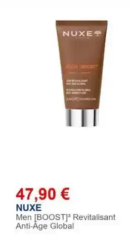 Nocibé Nuxe - men (boostt) revitalisant anti-age global offre