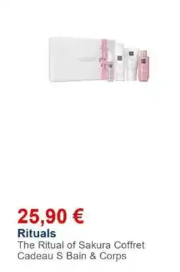 Nocibé Sakura - rituals offre
