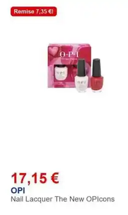 Nocibé Opi - nail lacquer the new oplcons offre