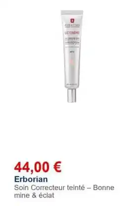 Nocibé Erborian - soin correcteur teinté - bonne mine & éclat offre