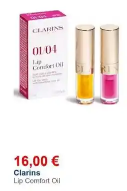 Nocibé Clarins - lip comfort oil offre