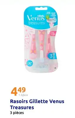 Action GILLETTE Rasoirs Venus Treasures offre