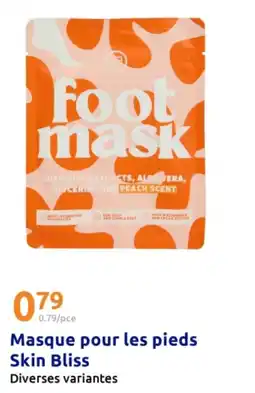 Action Masque pour les pieds Skin Bliss offre