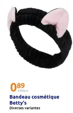 Action BETTY'S Bandeau cosmétique offre
