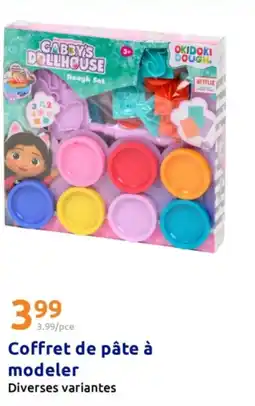 Action Coffret de pâte à modeler offre