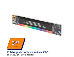 Action Éclairage de porte de voiture C&C offre