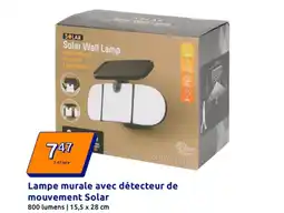 Action Lampe murale avec détecteur de mouvement Solar offre