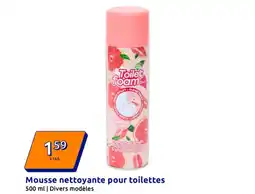 Action Mousse nettoyante pour toilettes offre