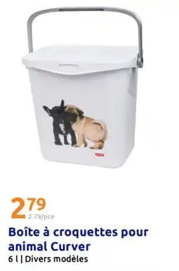 Action Boîte à croquettes pour animal Curver offre