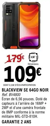 E.Leclerc Espace Culturel Blackview se 64go noir offre