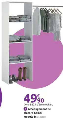 Mr Bricolage Aménagement de placard combi module b offre
