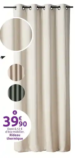 Mr Bricolage Rideau thermique obscurcissant adélie offre