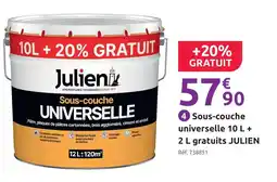 Mr Bricolage Julien sous-couche universelle 10 l + 2 l gratuits offre