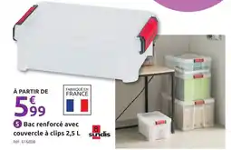 Mr Bricolage Sundis bac renforcé avec couvercle à clips offre