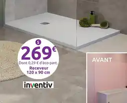 Mr Bricolage Inventiv receveur 120 x 90 cm offre