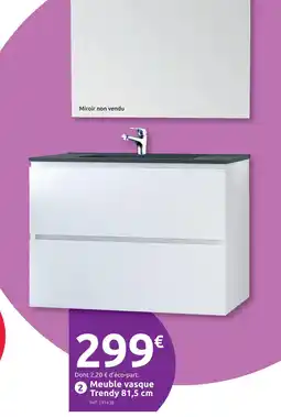 Mr Bricolage Meuble vasque trendy 81,5 cm offre