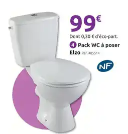 Mr Bricolage Pack wc à poser offre