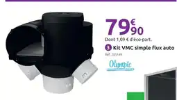 Mr Bricolage Olympic kit vmc simple flux auto offre