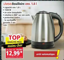 Norma Livoo bouilloire env. 1,8 l offre