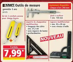 Norma Kraft lot de 2 crochets peseur pour charge légère offre