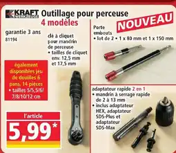 Norma Kraft werkzeuge outillage pour perceuse 4 modèles offre