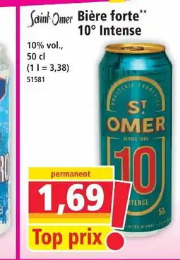 Norma Saint-omer bière forte 10° intense offre