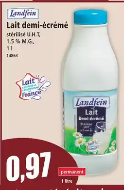 Norma Landfrien lait demi-écrémé offre