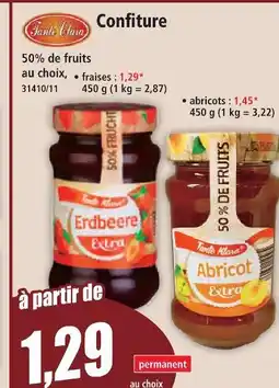 Norma Confiture fraises offre