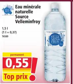 Norma Velleminfroy eau minérale naturelle source offre