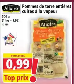 Norma Maison allaire pommes de terre entières cuites à la vapeur offre