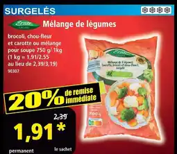 Norma Ernte krone mélange de légumes offre