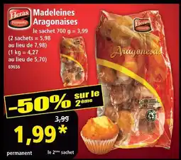 Norma Heras bareche madeleines aragoneses offre