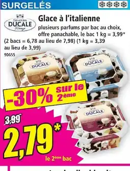 Norma Ducale glace à l’italienne offre
