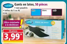 Norma Multitec gants en latex bleu offre