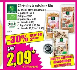 Norma Bio sonne céréales à cuisiner bio thai curry offre