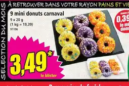 Norma Mini donuts carnaval offre