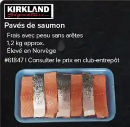 Costco Kirkland pavés de saumon offre