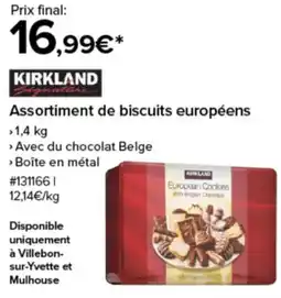 Costco Kirkland assortiment de biscuits européens offre